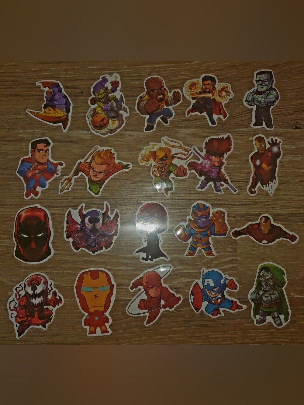 Marvel Superhero & Villoan  Sticker Pack - Multi-Color
